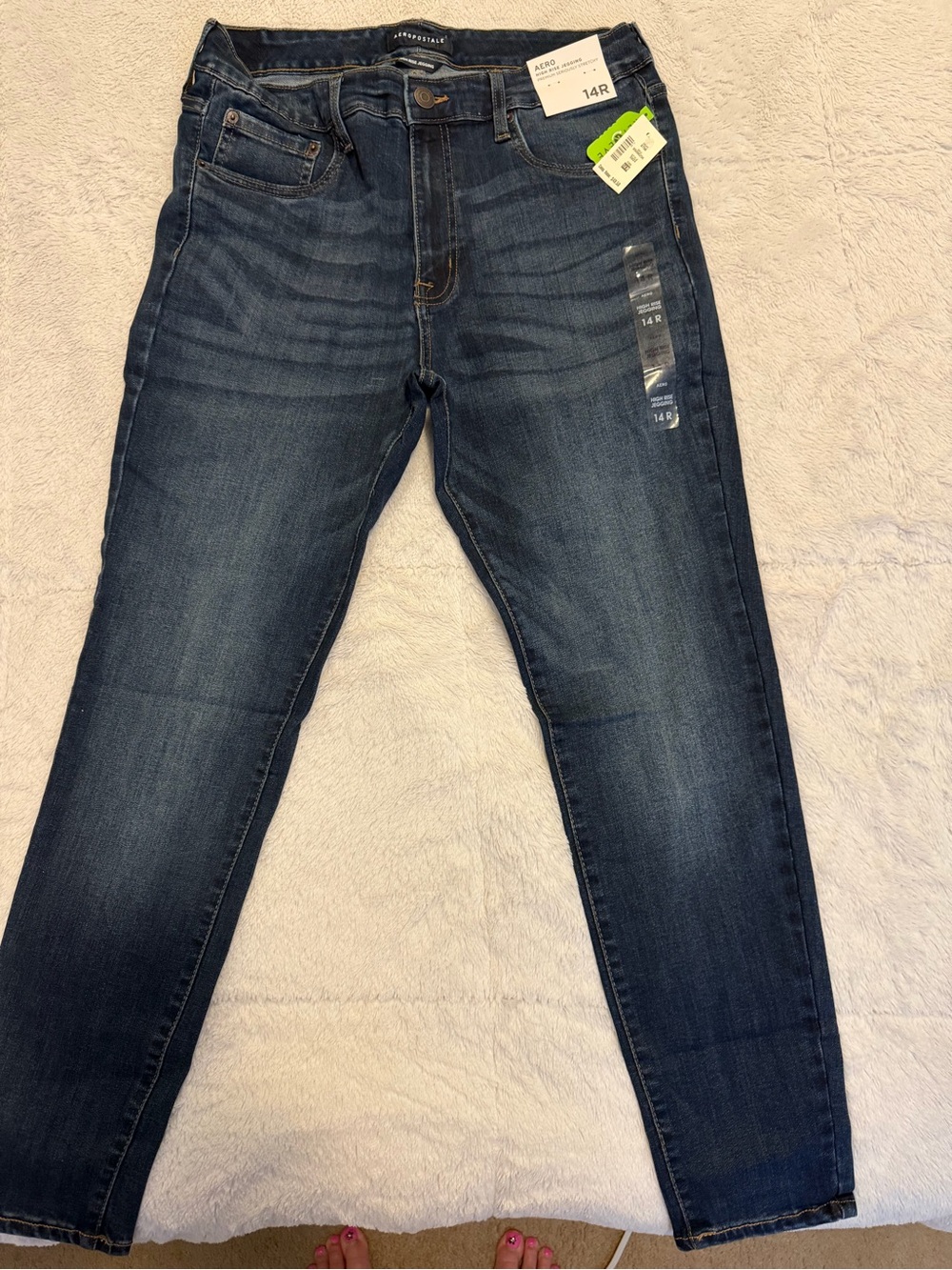 Aeropostale Women's Skinny Jeans - Dark Blue Wash